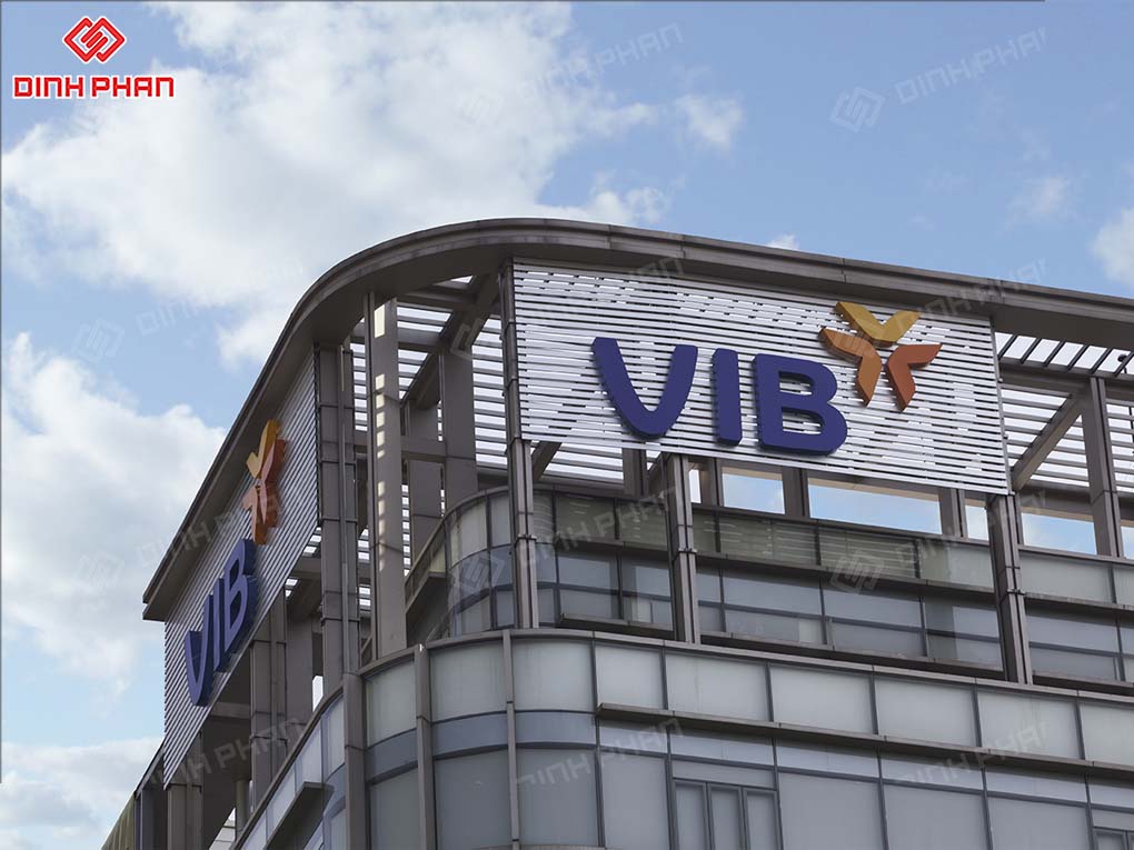 Bảng hiệu ngân hàng VIB