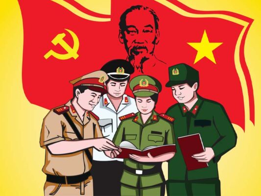 Background ngày Quân đội Nhân Dân Việt Nam