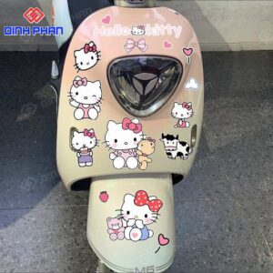 in decal xe hello kitty
