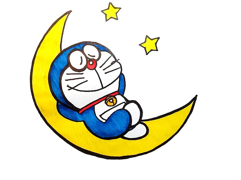 Chú mèo ú Doraemon cute