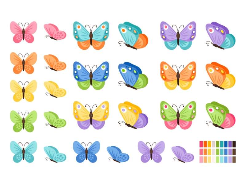 Mẫu 10+ Vector Butterfly