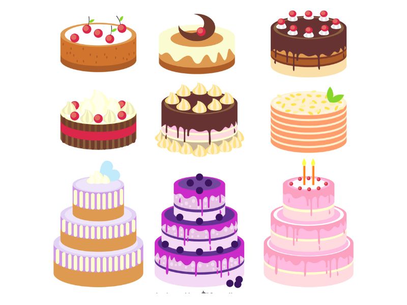 Download 10+ Mẫu Cake Vector Đẹp Miễn Phí, Link GG Drive