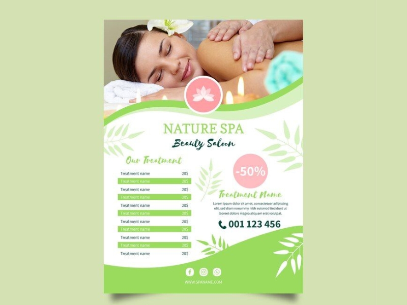 5+ Mẫu Menu Spa