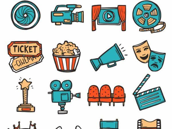 Phim Vector Download 10+ Mẫu Movie Vector Miễn Phí, Link GG Drive
