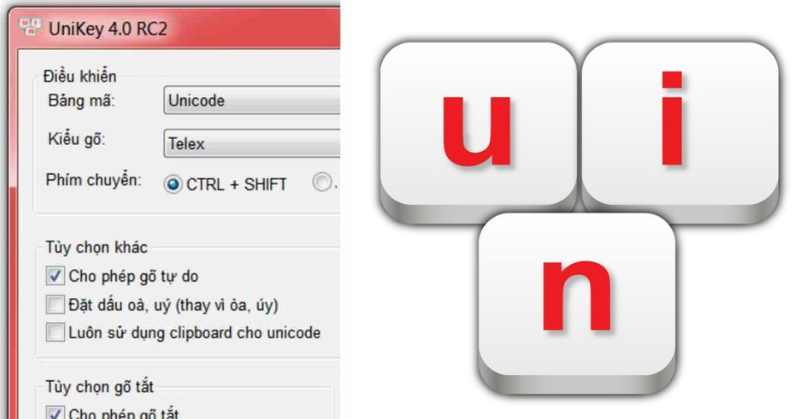 Giới thiệu phần mềm Unikey 4.0