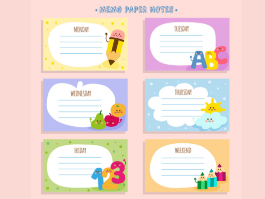 Tải 10+ File Nhãn Vở Vector Miễn Phí - Link Google Drive