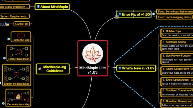 Phần mềm Mindmaple Lite