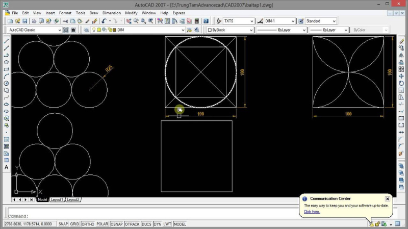 Tính năng nổi bật của AutoCAD 2007