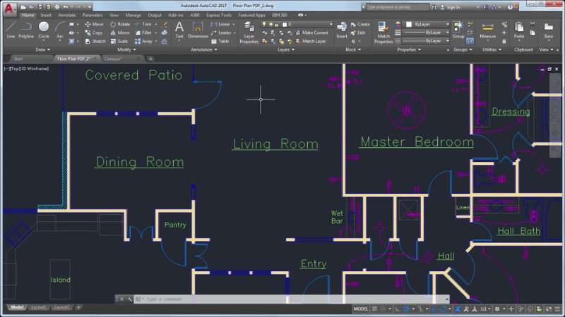 Tính năng của Autocad 2017