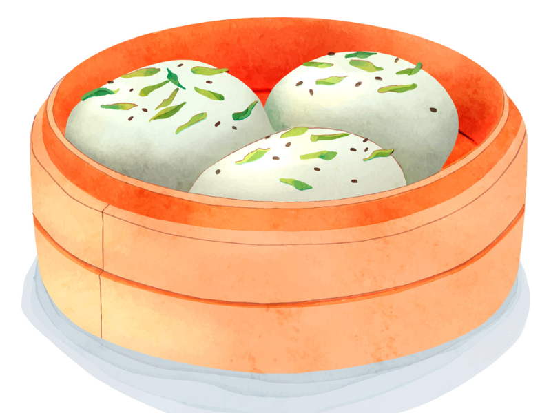 File Bánh Bao Vector