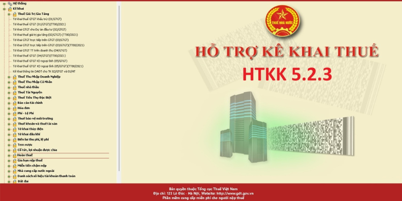 Tải Phần Mềm HTKK 5.2.3 Full Crack - Link Google Drive