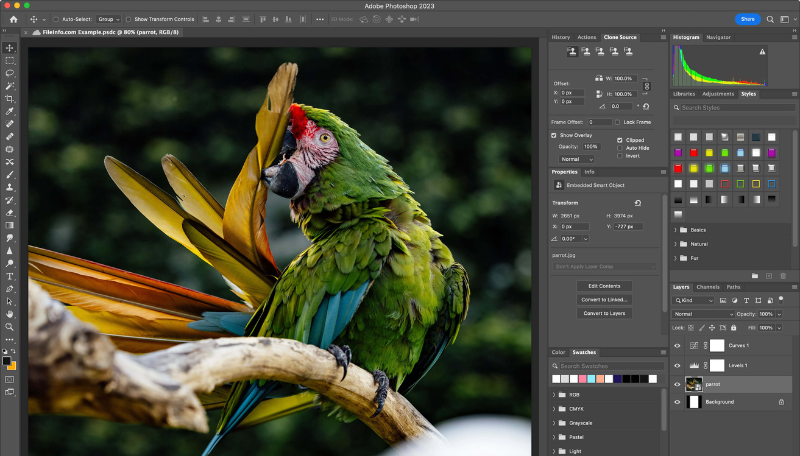 Tính năng của Photoshop CC 2023