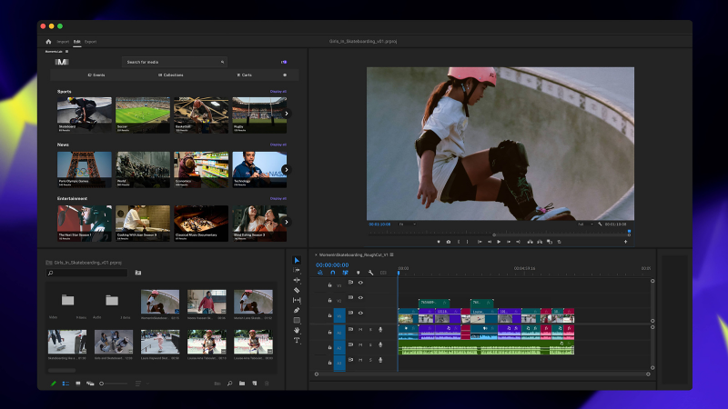 Tính năng vượt trội của Premiere Pro 2021