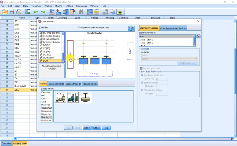 Tính năng chính của SPSS 20