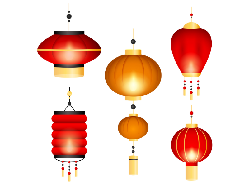 Download 10+ Mẫu Lồng Đèn Vector