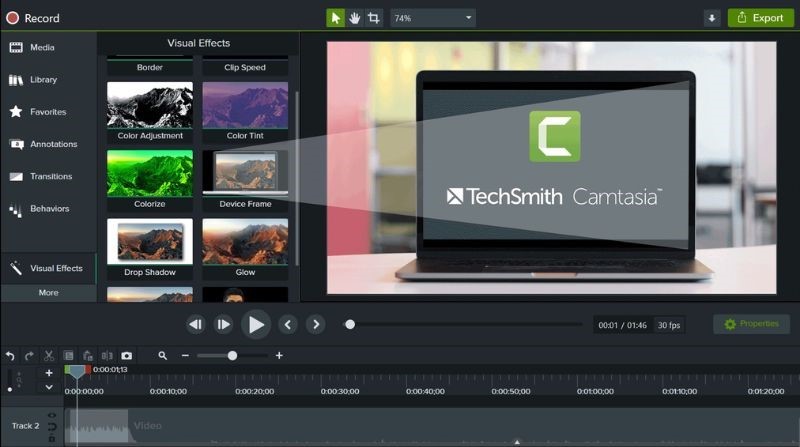 Tổng quan về Camtasia 2020