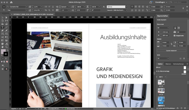 Tính năng của InDesign 2020