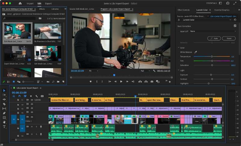 Tính năng nổi bật của Premiere Pro 2024