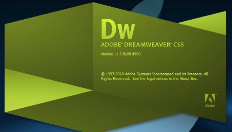 Phần mềm Adobe Dreamweaver CS5