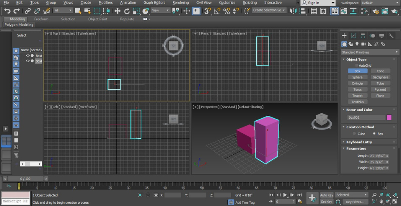 Tính năng của 3ds Max 2019