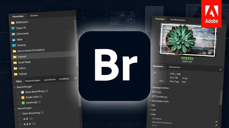 phần mềm Adobe Bridge 2021