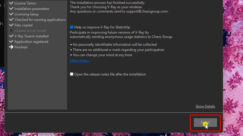 Cài Đặt V-Ray for SketchUp 2018 Full Crack - Link GG Drive