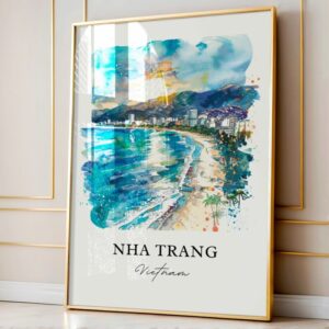 Tranh tráng gương phong cảnh Nha Trang treo tường 12 Tranh tráng gương phong cảnh Nha Trang