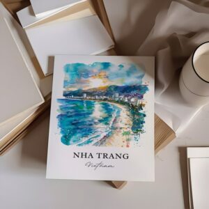 Tranh tráng gương phong cảnh Nha Trang treo tường 11 Tranh tráng gương phong cảnh Nha Trang