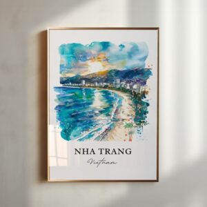 Tranh tráng gương phong cảnh Nha Trang treo tường 8 Tranh tráng gương phong cảnh Nha Trang