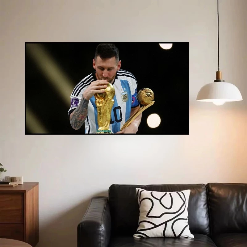 Tranh decor bóng đá World Cup đẹp, sắc nét cho fan 3 Tranh decor bóng đá World Cup đẹp, sắc nét cho fan