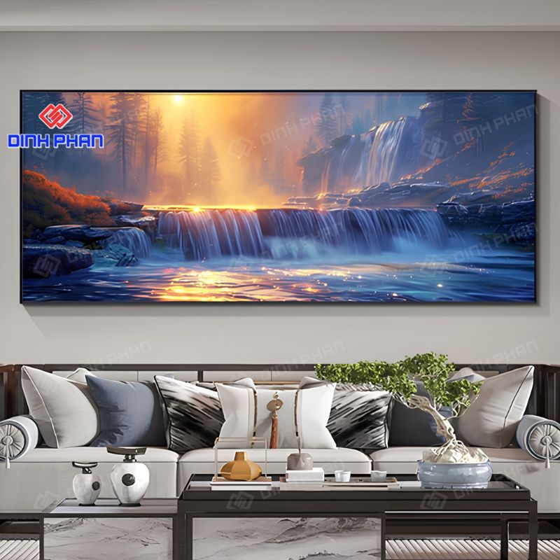Tranh decor phong cảnh đẹp, tinh tế cho không gian sống 15 Tranh decor phong cảnh đẹp