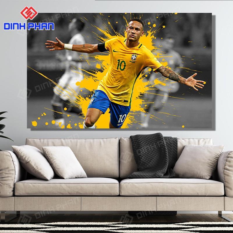 Tranh tráng gương Neymar đẹp, sắc nét cho fan bóng đá 15 tranh trang guong neymar 1