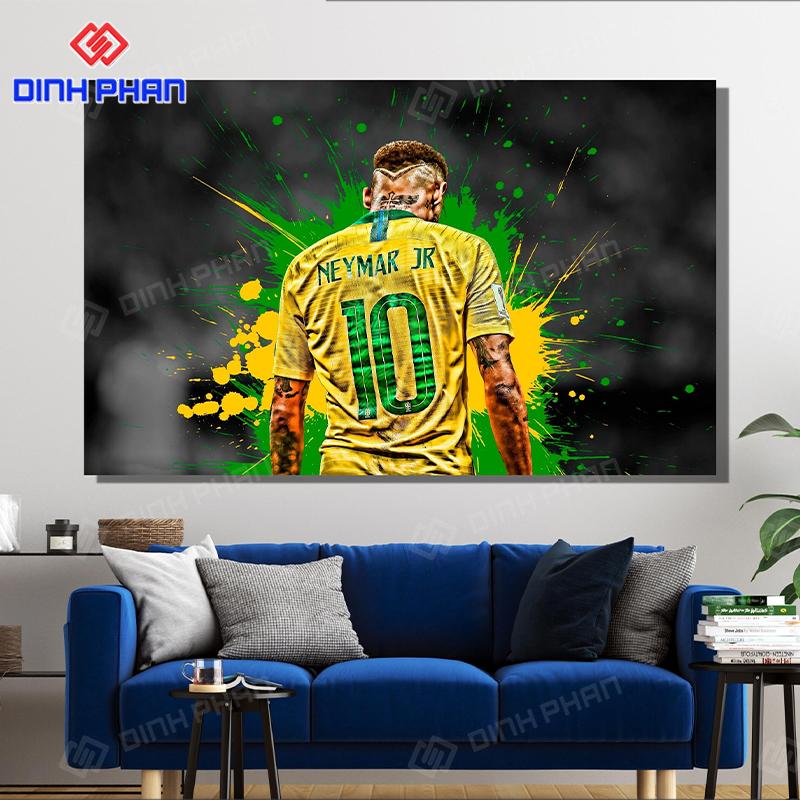 Tranh tráng gương Neymar đẹp, sắc nét cho fan bóng đá 16 tranh trang guong neymar 2