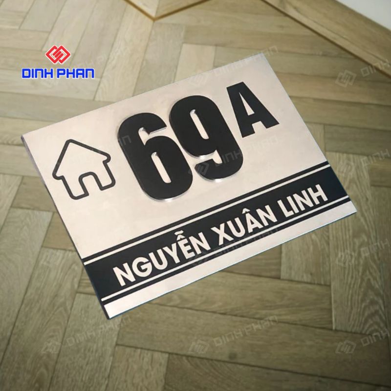 Bảng biển số địa chỉ nhà cao cấp đẹp, rõ nét cho mặt tiền 15 Bảng biển số địa chỉ nhà cao cấp