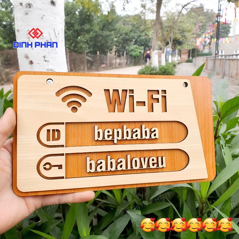 Bảng ghi thông tin wifi đẹp, rõ ràng và chuyên nghiệp cho không gian kinh doanh 16 Bảng ghi thông tin wifi