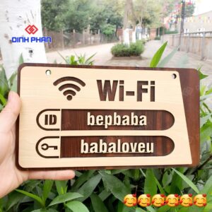 Bảng ghi thông tin wifi đẹp, rõ ràng và chuyên nghiệp cho không gian kinh doanh 10 bang ghi thong tin wifi 3