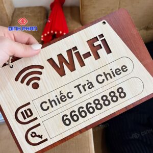 Alternative view of Bảng ghi thông tin wifi đẹp, rõ ràng và chuyên nghiệp cho không gian kinh doanh