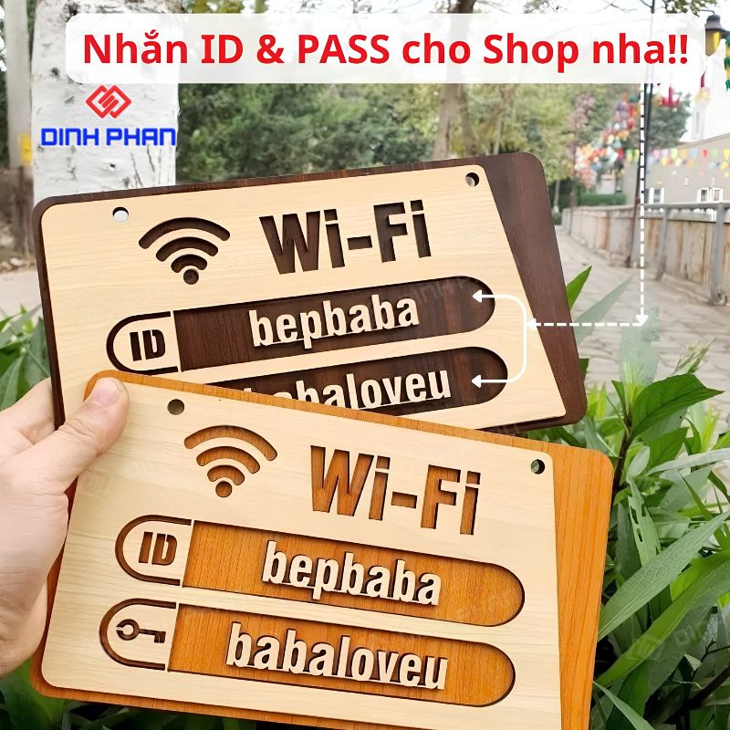 Bảng ghi thông tin wifi đẹp, rõ ràng và chuyên nghiệp cho không gian kinh doanh 2 Bảng ghi thông tin wifi đẹp, rõ ràng và chuyên nghiệp cho không gian kinh doanh