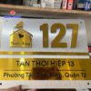 Bảng số nhà chất liệu cao cấp đẹp, sang trọng cho mặt tiền