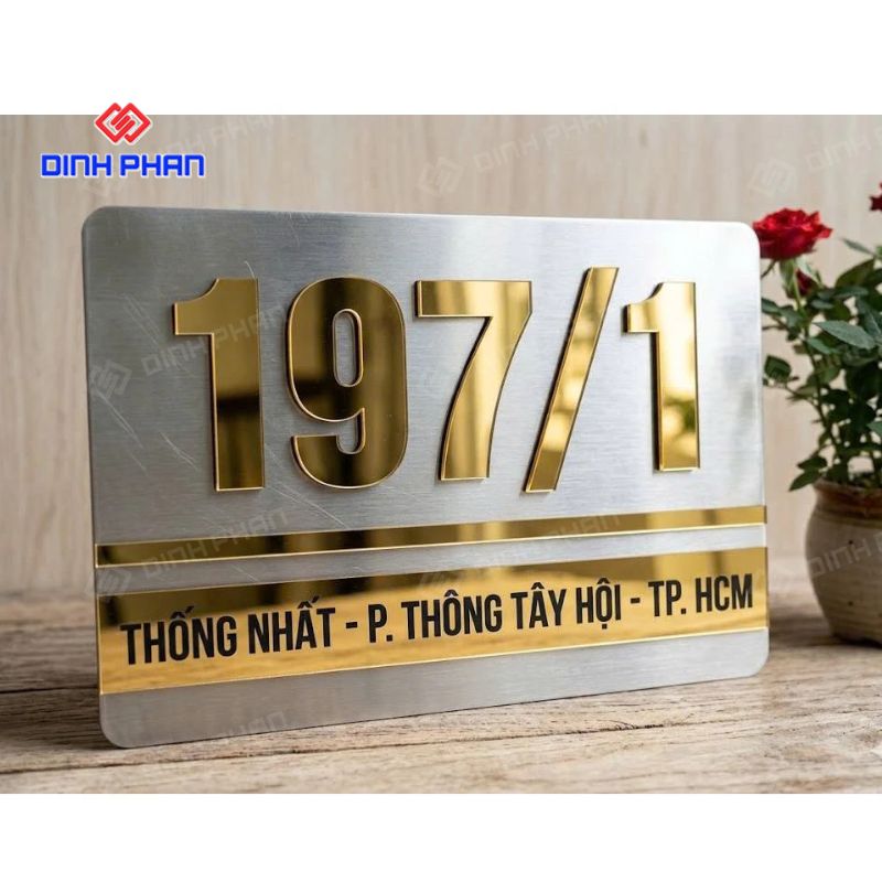 Biển số nhà alu đẹp, bền và hiện đại cho mặt tiền 15 Biển số nhà alu