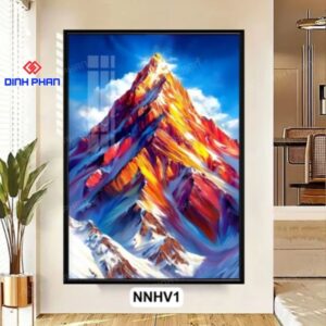 Tranh cảnh núi non đẹp, hùng vĩ cho không gian sống 8 tranh canh nui non 2
