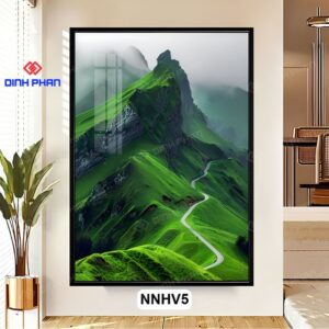 Tranh cảnh núi non đẹp, hùng vĩ cho không gian sống 7 tranh canh nui non 3