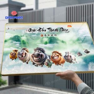 Tranh tráng gương vô tri hài hước đẹp, độc lạ và bắt trend 12 tranh trang guong vo tri hai huoc 2