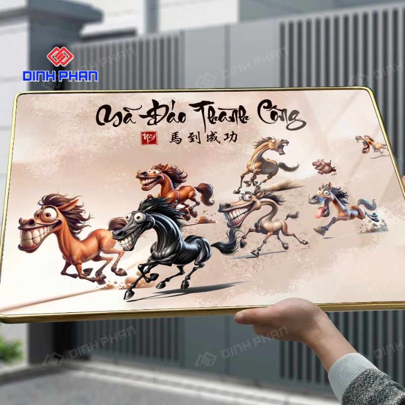 Tranh tráng gương vô tri hài hước đẹp, độc lạ và bắt trend 19 tranh trang guong vo tri hai huoc 3