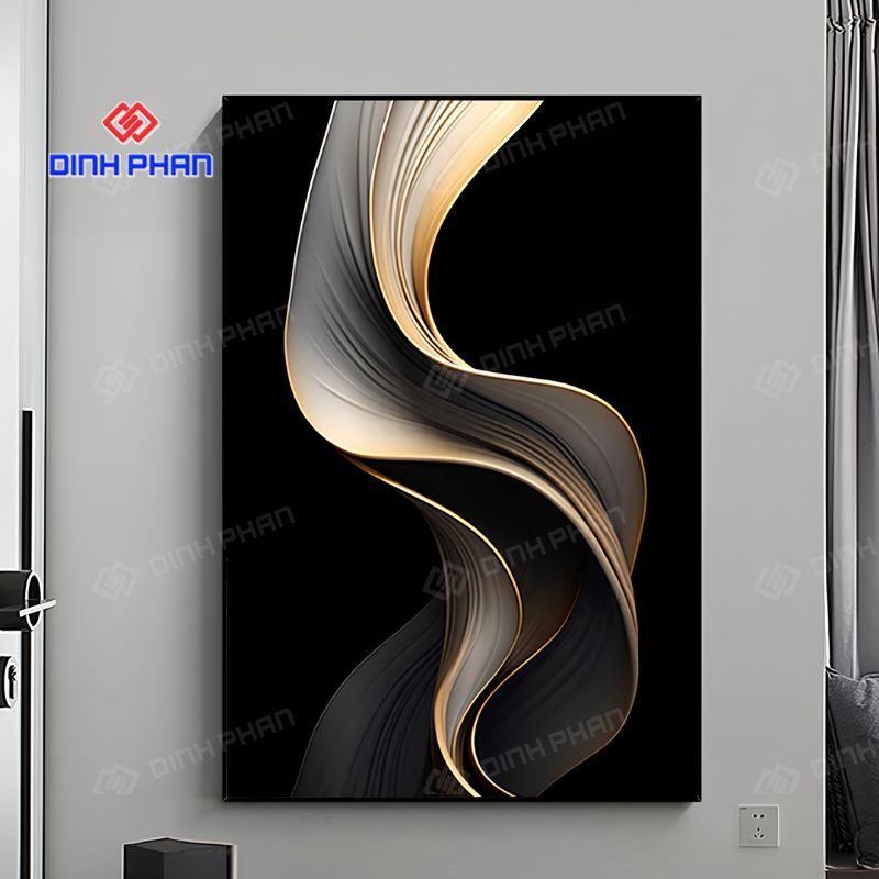 Tranh treo tường tráng gương đẹp, sang trọng cho không gian sống 13 tranh treo tuong trang guong 1
