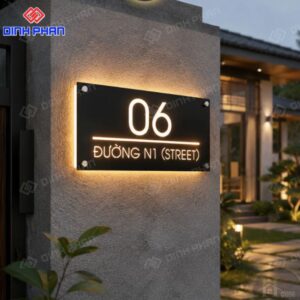 Biển số nhà led đẹp, hiện đại, nổi bật cả ngày lẫn đêm 10 bien so nha led e1790650243954