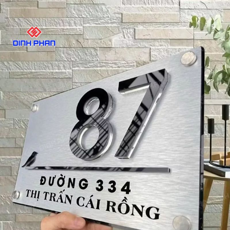 Biển số nhà theo yêu cầu đẹp, rõ nét và phù hợp với từng mặt tiền 3 Biển số nhà theo yêu cầu đẹp, rõ nét và phù hợp với từng mặt tiền