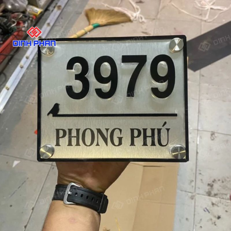 Biển số nhà theo yêu cầu đẹp, rõ nét và phù hợp với từng mặt tiền 14 Biển số nhà theo yêu cầu