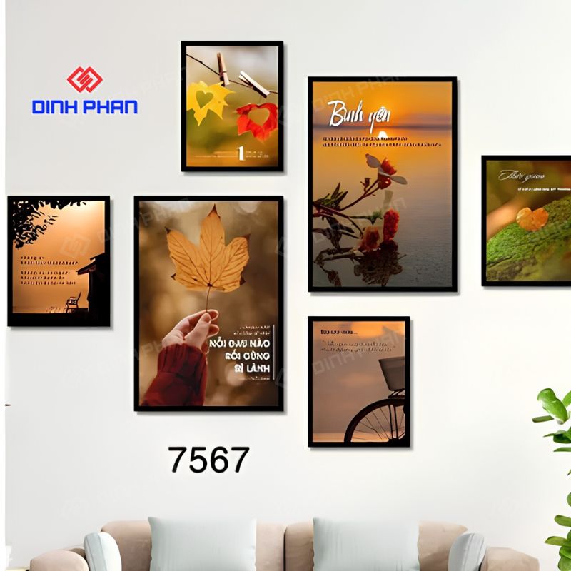 SET 6 tranh dán tường đẹp 17 SET 6 tranh dán tường