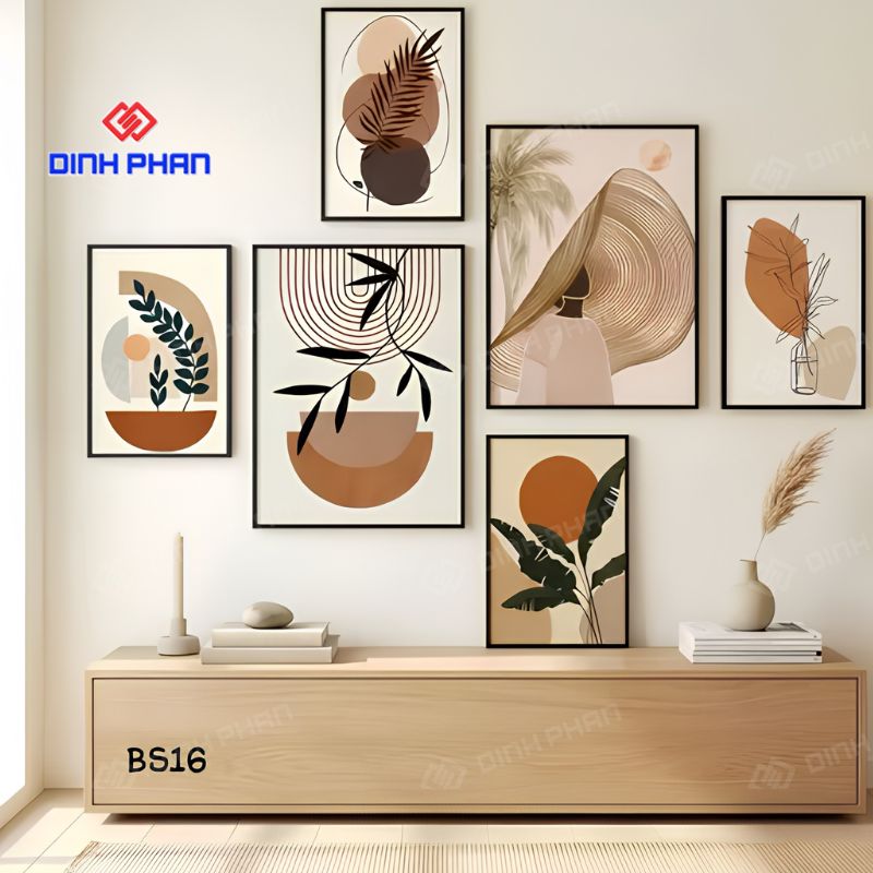 SET 6 tranh dán tường đẹp 14 set 6 tranh dan tuong